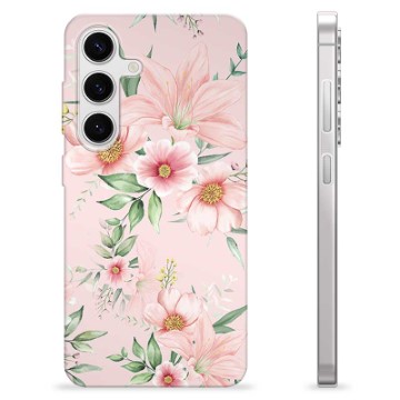 Samsung Galaxy S24 TPU Hülle - Aquarell Blumen