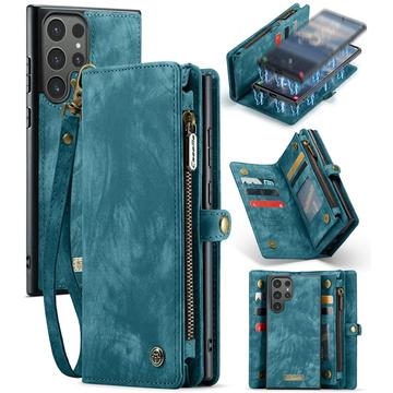 Samsung Galaxy S24 Ultra Caseme 008 2-in-1 Multifunktions Wallet Hülle - Blau