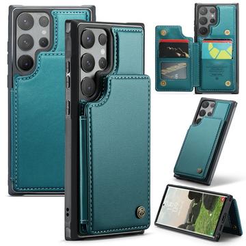 Samsung Galaxy S24 Ultra Caseme C22 Hülle mit RFID Kartenetui - Grün