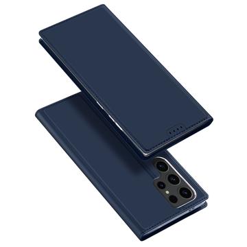 Samsung Galaxy S24 Ultra Dux Ducis Skin Pro Flip Case - Blau