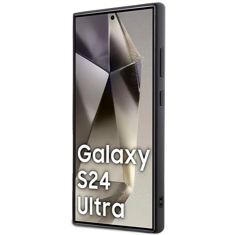 Samsung Galaxy S24 Ultra Guess Rhinestones Triangle Metal Logo Case