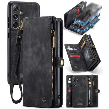 Samsung Galaxy S24+ Caseme 008 2-in-1 Multifunktions Wallet Hülle - Schwarz