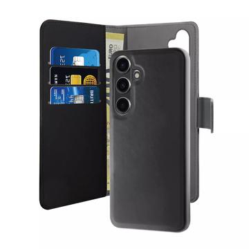 Samsung Galaxy S24+ Puro 2-in-1 Magnetische Wallet Hülle - Schwarz