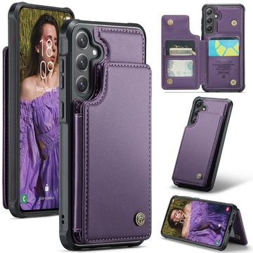 Samsung Galaxy S25 Caseme C22 Hülle RFID Kartenetui - Lila