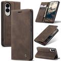 Samsung Galaxy S25 Edge Caseme 013 Serie Schutzhülle mit Geldbörse - Kaffee