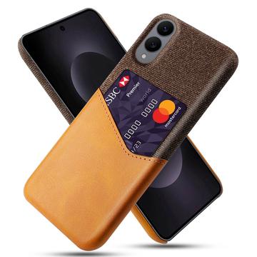 Samsung Galaxy S25 Edge KSQ Hülle mit Kartenhalter - Orange