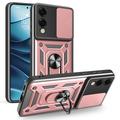 Samsung Galaxy S25 Edge Drehring-Hybrid Hülle mit Kameraschutz