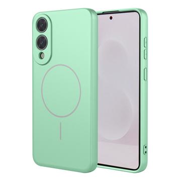 Samsung Galaxy S25 Edge Silikonhülle - MagSafe-kompatibel - Matcha Grün