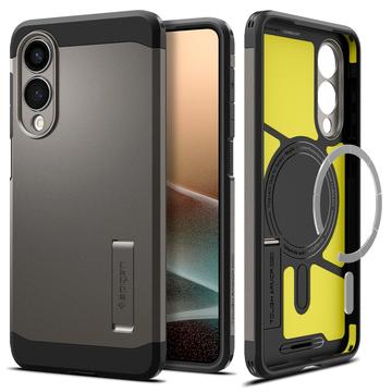 Samsung Galaxy S25 Edge Spigen Tough Armor Mag Hülle - Gunmetal