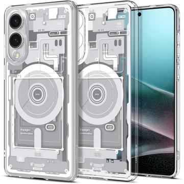 Samsung Galaxy S25 Edge Spigen Ultra Hybrid Mag Hülle - Weiß / Zero One