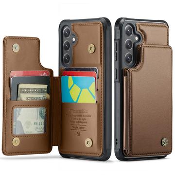 Samsung Galaxy S25 FE Caseme C22 Hülle RFID Kartenetui - Braun