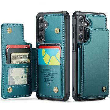 Samsung Galaxy S25 FE Caseme C22 Hülle RFID Kartenetui - Grün
