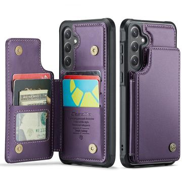 Samsung Galaxy S25 FE Caseme C22 Hülle RFID Kartenetui - Lila