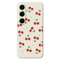 Samsung Galaxy S25 FE TPU-Hülle mit Kirschmuster