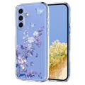 Samsung Galaxy S25 FE TPU-Hülle mit Blumenmuster - Glyzinie