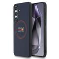 Samsung Galaxy S25 FE Oracle Red Bull Racing Roter Ring MagSafe Flüssig-Silikonhülle - Marine