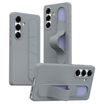 Samsung Galaxy S25 FE Smart Hybrid-Hülle mit Standgriff - Dunkelgrau