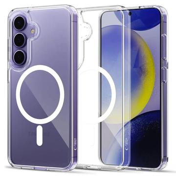 Samsung Galaxy S25 FE Tech-Protect Flexair Magnetisch Hybrid Hülle - Durchsichtig