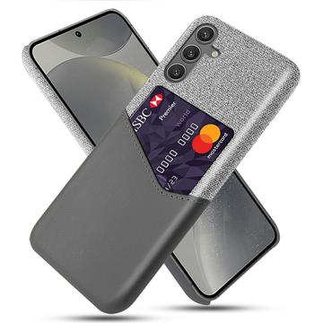 Samsung Galaxy S25 KSQ Hülle mit Kartenhalter - Grau