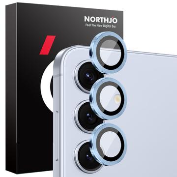 Samsung Galaxy S25 Northjo Kamera-Objektiv-Schutz-Set - blau