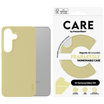 Samsung Galaxy S25 PanzerGlass Care Fearlessly Fashionable Hülle - MagSafe-kompatibel - Chardonnay