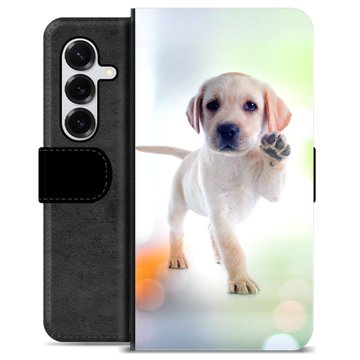 Samsung Galaxy S25+ Premium Schutzhülle mit Geldbörse - Hund