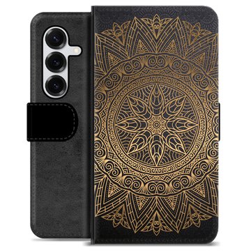 Samsung Galaxy S25+ Premium Schutzhülle mit Geldbörse - Mandala