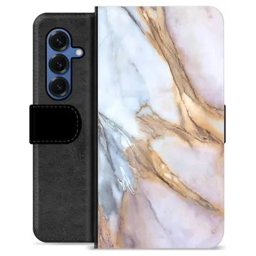 Samsung Galaxy S25 Premium Schutzhülle mit Geldbörse - Eleganter Marmor
