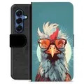 Samsung Galaxy S25 Premium Schutzhülle mit Geldbörse - Huhn