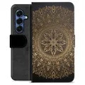 Samsung Galaxy S25 Premium Schutzhülle mit Geldbörse - Mandala