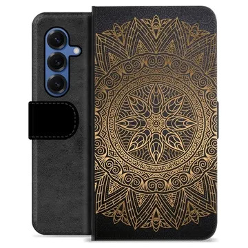 Samsung Galaxy S25 Premium Schutzhülle mit Geldbörse - Mandala