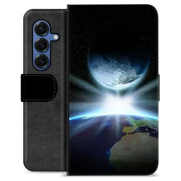 Samsung Galaxy S25 Premium Schutzhülle mit Geldbörse - Weltraum