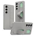 Samsung Galaxy S25/S24 Smart Hybrid-Hülle mit Standgriff - Titanium Grau