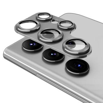 Samsung Galaxy S25 Ultra Hat Prince Full Cover Kameraobjektiv Panzerglas - Grau