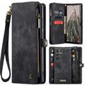 Samsung Galaxy S25 Ultra Caseme 008 2-in-1 Multifunktions Wallet Hülle - Schwarz