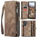 Samsung Galaxy S25 Ultra Caseme 008 2-in-1 Multifunktions Wallet Hülle - Braun