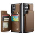 Samsung Galaxy S25 Ultra Caseme C22 Hülle RFID Kartenetui - Braun