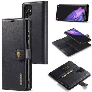 Samsung Galaxy S25 Ultra DG.Ming Lederhülle mit Abnehmbarere Geldbörse - Schwarz