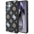 Samsung Galaxy S25 Ultra Guess 4G Printed Colored Peony Pattern MagSafe Hülle - schwarz