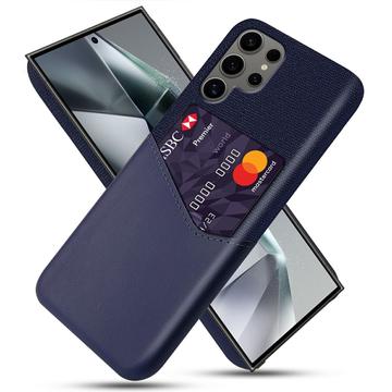 Samsung Galaxy S25 Ultra KSQ Hülle mit Kartenhalter - Blau