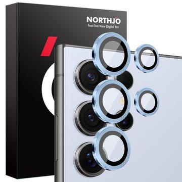 Samsung Galaxy S25 Ultra Northjo Kamera-Objektiv-Schutz-Set - blau