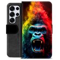 Samsung Galaxy S25 Ultra Premium Schutzhülle mit Geldbörse - Gorilla