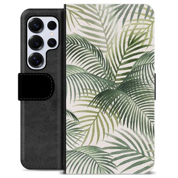 Samsung Galaxy S25 Ultra Premium Schutzhülle mit Geldbörse - Tropic