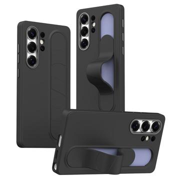 Samsung Galaxy S25 Ultra Smart Hybrid-Hülle mit Standgriff - Schwarz