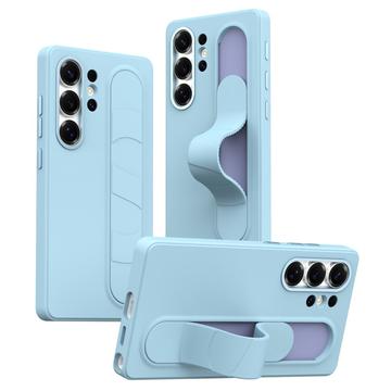 Samsung Galaxy S25 Ultra Smart Hybrid-Hülle mit Standgriff - Blau