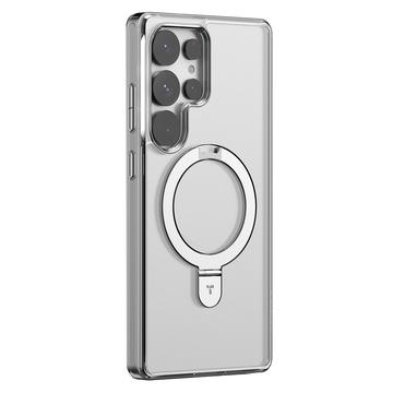 Samsung Galaxy S25 Ultra Torras Guardian Ostand MagSafe Hülle - Durchsichtig