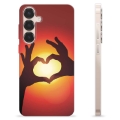 Samsung Galaxy S25+ TPU Hülle - Herz-Silhouette