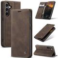 Samsung Galaxy S25+ Caseme 013 Serie Schutzhülle mit Geldbörse - Kaffee