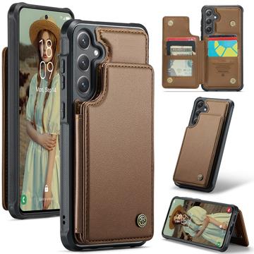 Samsung Galaxy S25+ Caseme C22 Hülle RFID Kartenetui - Braun