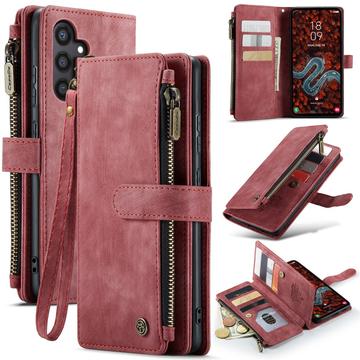 Samsung Galaxy S25+ Caseme C30 Multifunktions Wallet Hülle - Rot
